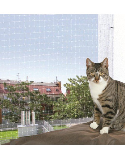 TRIXIE Ochranná sieťka pre mačky . 75 x 2 m transparentná
