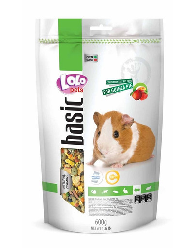 LOLO PETS Pokarm Owocowy Dla Świnki 0,6 kg