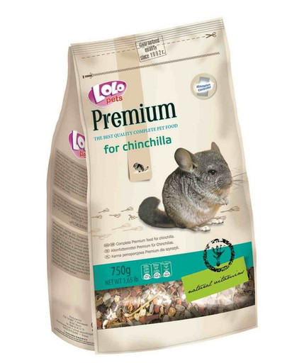 LOLO PETS Premium činčila 0,75 kg