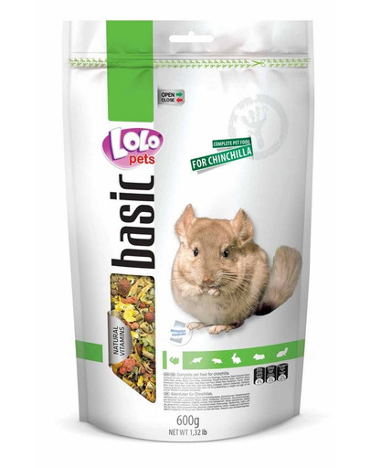 Lolo PETS Krmivo pre činčily 0,6 kg