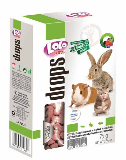Lolo PETS Kvapky pre hlodavce lesné ovocie