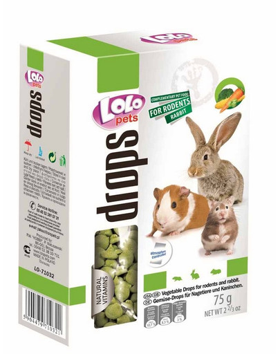 Lolo PETS Kvapky pre hlodavce zeleninové