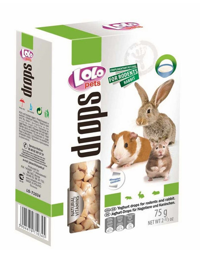 Lolo PETS Kvapky pre hlodavce jogurtové