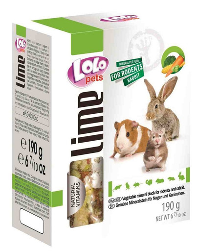 LOLO PETS Kostka Dla Gryzoni XL -Warzywna
