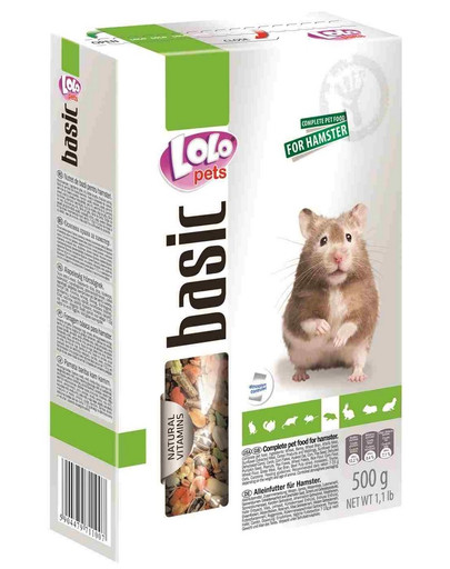 Lolo PETS Krmivo pre škrečka 500G
