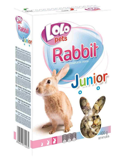 Lolo PETS krmivo pre králika Junior 0,4kg