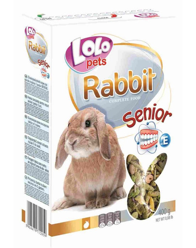 Lolo PETS krmivo pre králika Senior 0,4kg