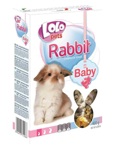 Lolo PETS krmivo pre králika - Baby 0,4kg