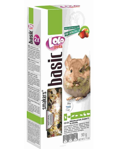Lolo Pet Smakers pre činčily -orechová pochúťka