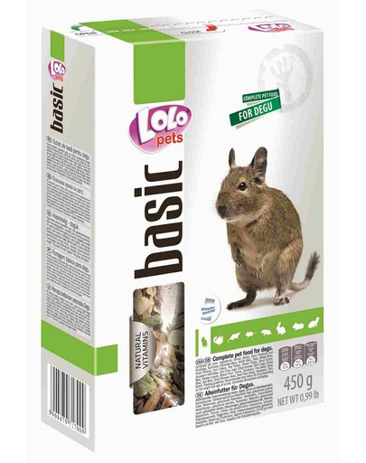 LOLO PETS Pokarm Dla Koszatniczki 0,45kg