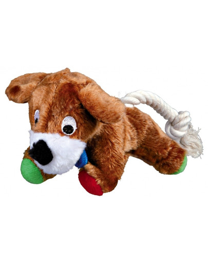 TRIXIE Plyšový pes bavlnený s chvostíkom 17cm