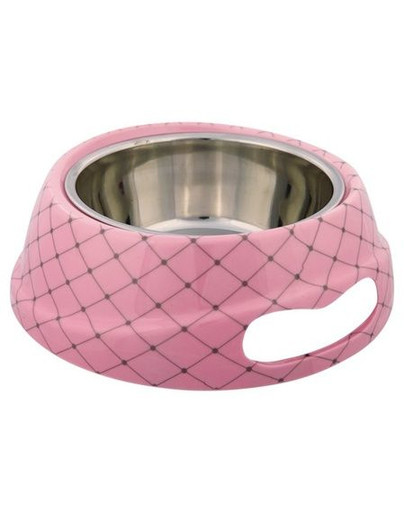 TRIXIE Miska My Princess Z Melaminy I Stali Nierdzewnej, 0.25 L