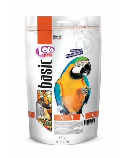 Lolo PETS Krmivo pre veľké papagáje 0,35 kg
