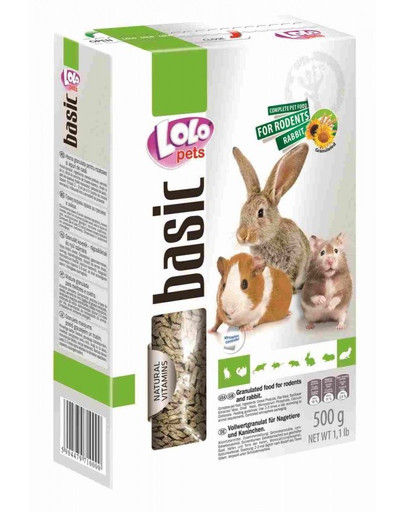 Lolo PETS Granulát pre hlodavce a morčatá 0,5 kg