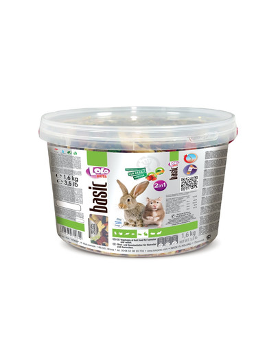Lolo PETS Krmivo 2W1 pre škrečkov a králikov1,9kg