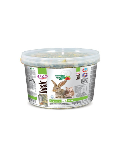 Lolo PETS Ovocné krmivo pre škrečka a králika 1,8kg