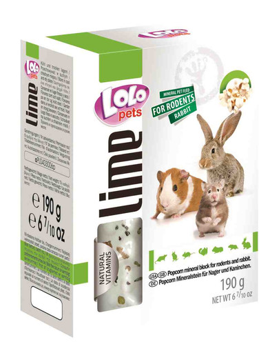 LOLO PETS Kocka pre hlodavce XL -Popcorn