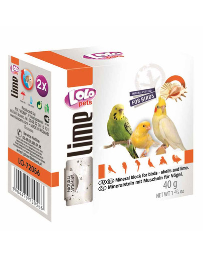 Lolo PETS Minerálny kameň pre vtáky - mušle