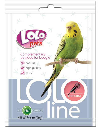 Lolo PETS LOLOLINE Gadu-Gadu perličky na rozprávanie pre andulky 20g