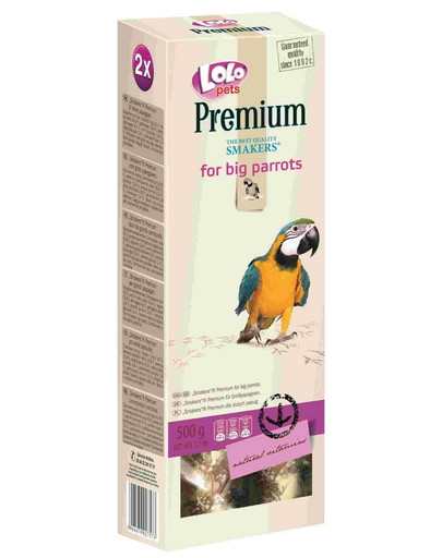 Lolo Pet Smakers Premium pre veľké papagáje