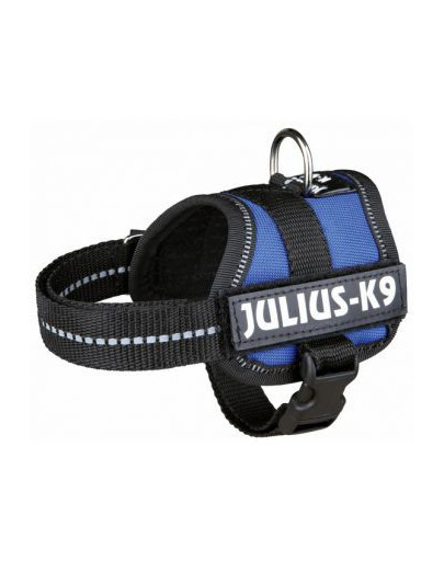 TRIXIE Postroj pre psov Julius-K9, Rozm.1 / L: 66-85 cm, modrý