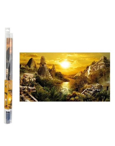 HYDOR H2show zaginiona cywilizacja - tło 80 x 40 cm + żel
