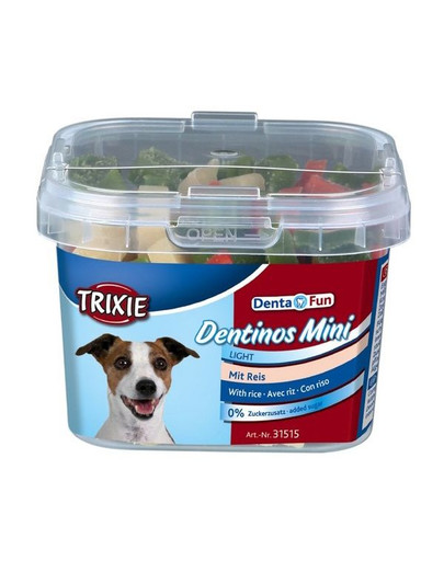 TRIXIE Denta Fun Dentinos Mini s ryžou, 140 G