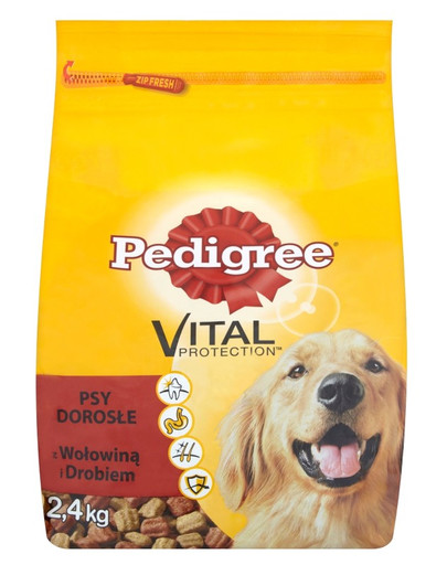 PEDIGREE Vital Protection wołowina i drób 2.4 kg