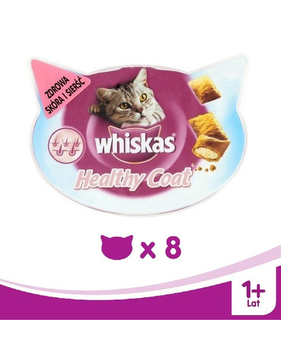 WHISKAS Healthy coat 50g x 8