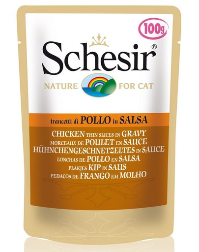 SCHESIR Tenké pásky kuracieho mäsa v omáčke 100G