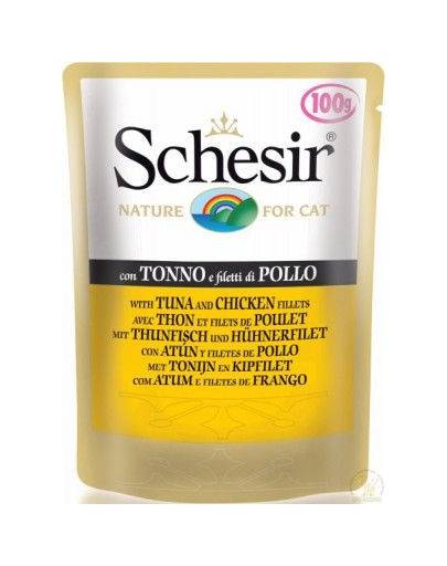 SCHESIR Tuniak s kuracie filety 100G