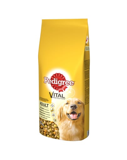 PEDIGREE Adult hydina a zelenina 15 kg