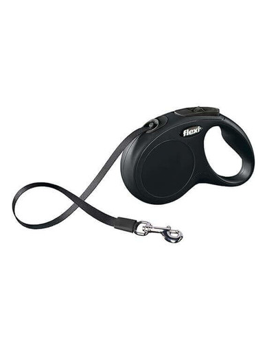 FLEXI Smycz New Classic M-L Taśma 5 m do 35 kg