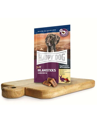 HAPPY DOG Irland Sticks Rabbit 30g