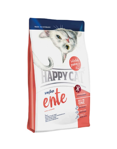 HAPPY CAT Sensitive kačica 300 g