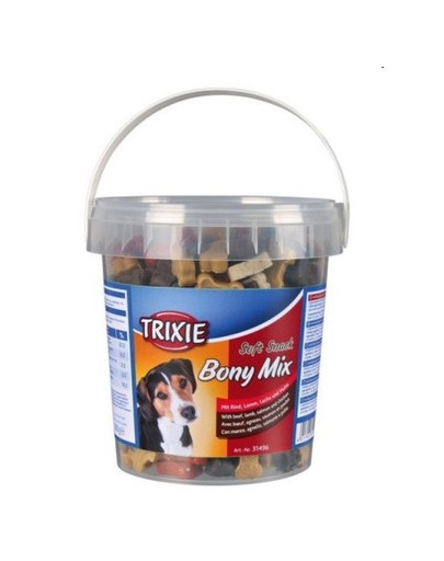 TRIXIE Soft snack pre psa kocky mix hovädzie, jahňacie, losos, kurča 500 g