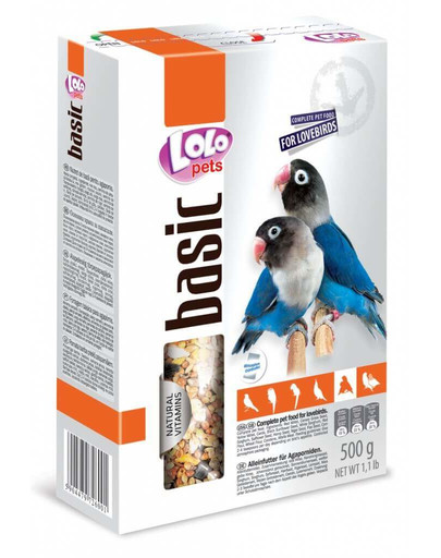Lolo PETS Krmivo pre hrdličky 500g