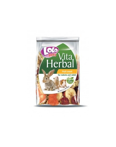Lolo PETS Ovocný snack pre hlodavce 50g