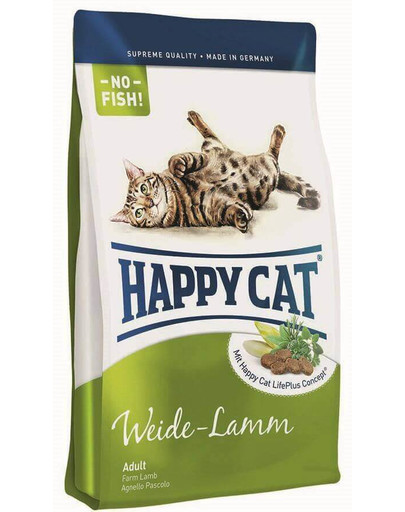 HAPPY CAT Fit & Well Adult Jahňacie 1,4 kg
