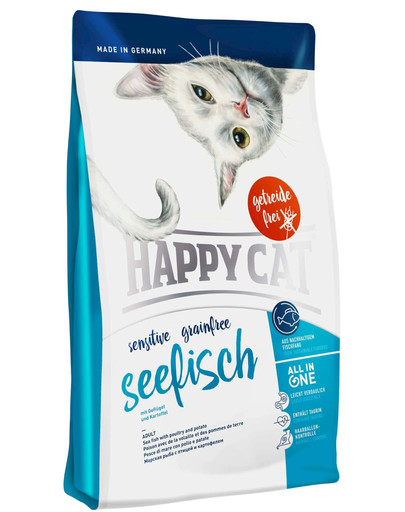 HAPPY CAT Sensitive Grainfree ryba 300 g