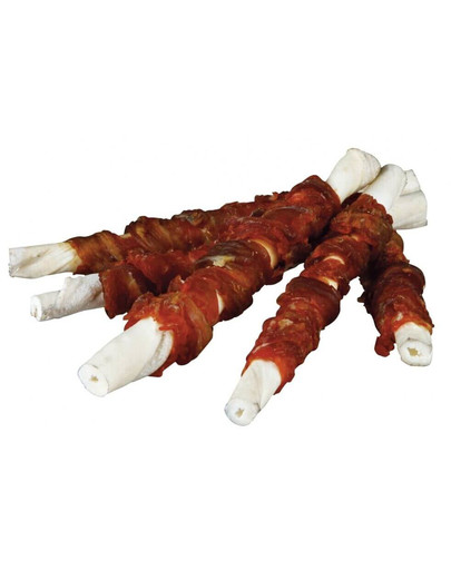 TRIXIE DENTAfun tyčinky byvolie krútené 12 cm 5 ks / 70 g