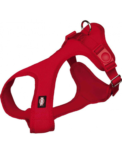 TRIXIE Soft Postroj, S: 33-50 cm / 20 mm, červený