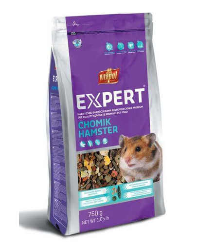 VITAPOL Expert Krmivo komplet pre škrečka 750g