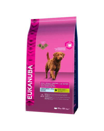 EUKANUBA Weight Control Adult Large Breeds Chicken 3 kg