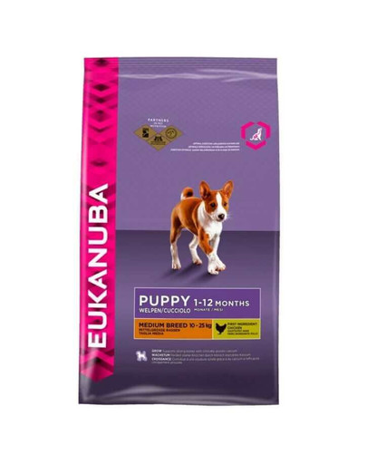 EUKANUBA Puppy Medium Breeds Chicken 9 kg
