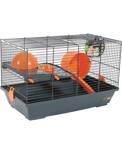 ZOLUX Klietka Indoor 50 cm šedo-oranžová