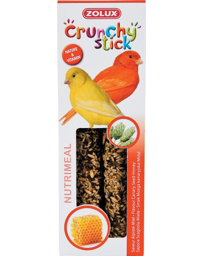 ZOLUX Crunchy Stick pre kanáriky s medom 85 g