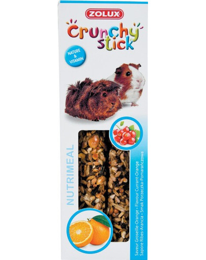 ZOLUX Crunchy Stick morča ríbezle a pomaranč 115 g