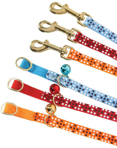 ZOLUX Vodítko pre mačky  nylonové Colorful 1 m oranžové