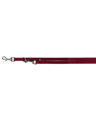 TRIXIE Vodítko regulovateľné Premium, XS: 2.00 M / 10 mm, bordové